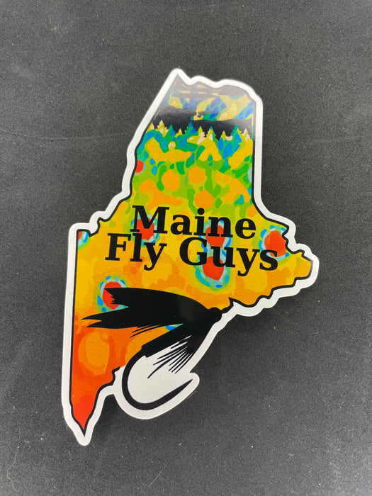 Maine Fly Guy Logo - Brook Trout