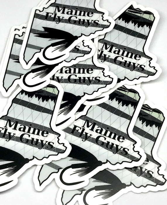 Maine Fly Guy Logo - Striped Bass