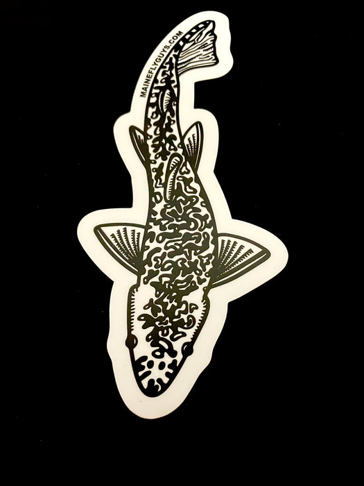 Aerial Brook Trout Sticker