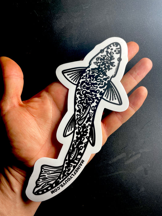 Aerial Brook Trout Sticker
