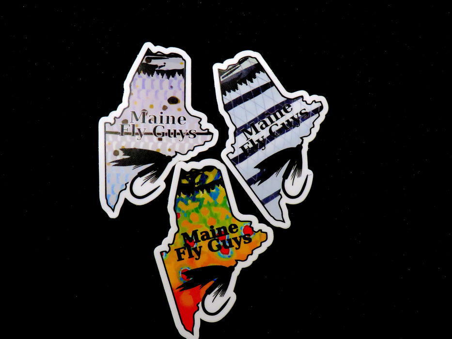 Maine Fly Guy Logo - Striped Bass